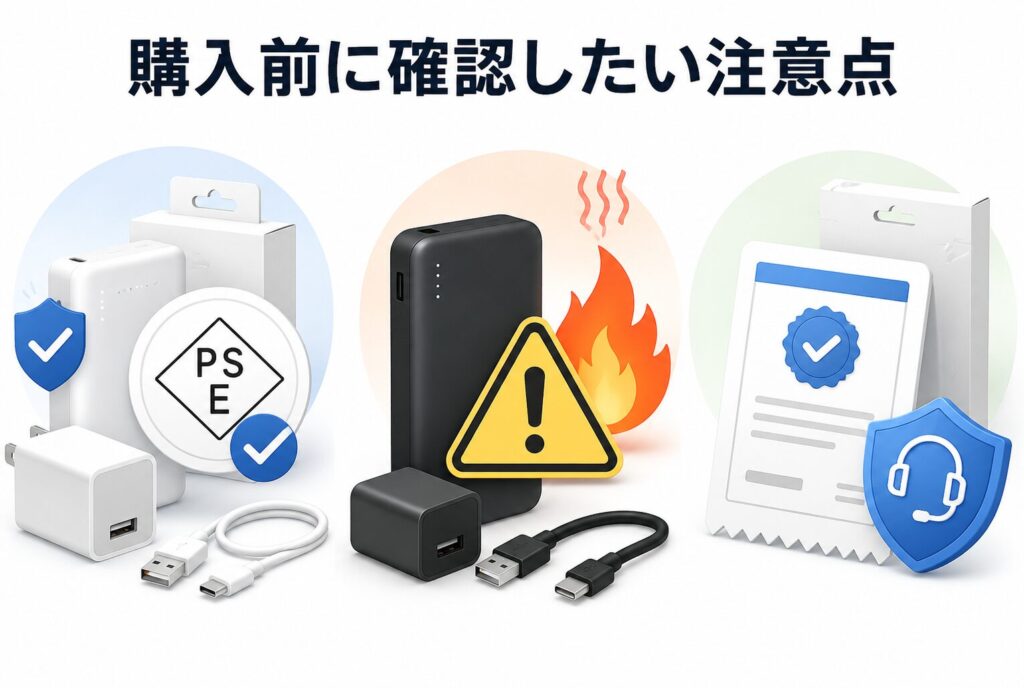 購入前に確認したい注意点