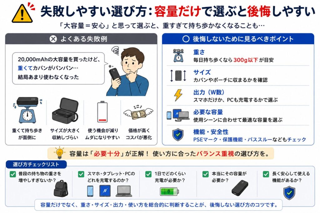 失敗しやすい選び方